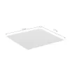 LogiLink EO0086 Tappetino protettivo per pavimenti, 117 x 120 cm, extra morbido, trasparente, antiscivolo, per pavimenti duri