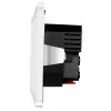 LogiLink Presa a muro con 1 presa Schuko e caricabatterie USB-C a 2 porte, 25W PD, bianco