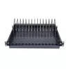 LogiLink SF100B Ripiano estraibile 19 pollici 1U per notebook, tablet e smartphone, nero