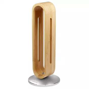 LogiLink AA0194 Supporto per cuffie marrone chiaro e argento