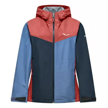 Salewa Puez Aqua 4 PTX 2.5L Donna Giacca hardshell - Etruscan Red/Multi - taglia S