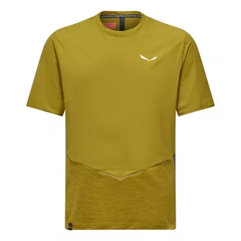 Salewa Pedroc Dry Wind T-shirt uomo verde oliva taglia L