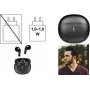 LogiLink auricolari Bluetooth TWS, IPX4 resistenti all'acqua, controllo touch, custodia di ricarica USB-C, nero