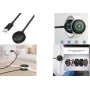 LogiLink PA0381 cavo di ricarica a induzione wireless per Samsung Galaxy Watch, nero, 1 m