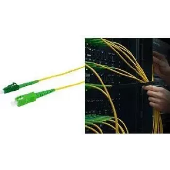 LogiLink FPSLS40 OS2 cavo patch fibra ottica singlemode, SC su LC simplex, 40 m, giallo, LSZH