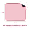 LogiLink tappetino mouse 220 x 250 mm rosa - superficie in tessuto, base in gomma antiscivolo