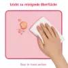 LogiLink tappetino mouse 220 x 250 mm rosa - superficie in tessuto, base in gomma antiscivolo