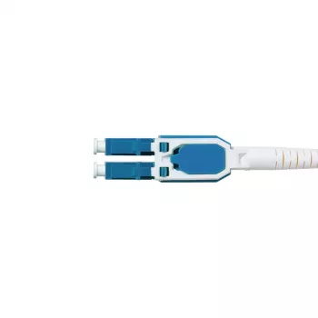 LogiLink Uniboot Push-Pull LC-LC OS2 cavo patch fibra ottica singlemode, 0,5 m, LSZH, giallo