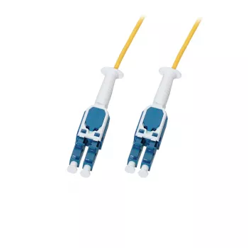 LogiLink Uniboot Push-Pull cavo patch fibra ottica LC-LC OS2, 1,0 m