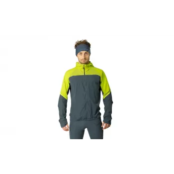 Dynafit Alpine Wind Jacket uomo Ultra Yellow taglia M - 105g windbreaker da trail running pieghevole