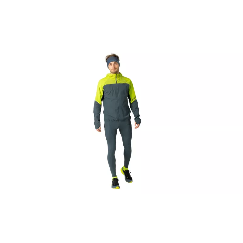 Dynafit Alpine Wind Jacket uomo Ultra Yellow taglia M - 105g windbreaker da trail running pieghevole