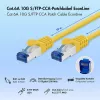 LogiLink Cat.6A S/FTP LSZH cavo patch, CCA, giallo, 10 m, EconLine