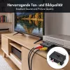 LogiLink adattatore SCART su RCA/S-Video con interruttore, nero