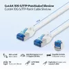 LogiLink SlimLine Cat.6A S/FTP LSZH cavo patch, bianco, 15 m