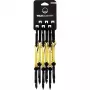 Wild Country HMS Screwgate moschettone con ghiera 6 pezzi - nero/giallo, 25 kN