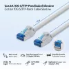 LogiLink Cat.6A Slim S/FTP LSZH cavo patch, grigio, 15 m, SlimLine