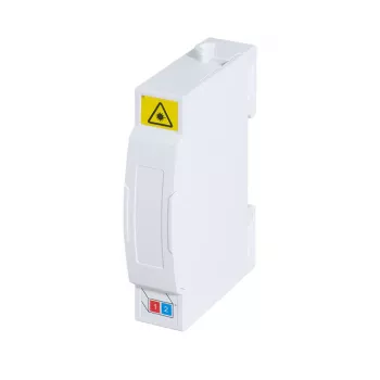 LogiLink scatola di terminazione FTTH per montaggio su guida DIN, 2 porte, bianco
