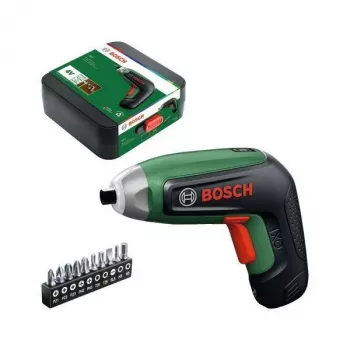 BOSCH IXO 8 avvitatore a batteria ricaricabile 3,6V con ricarica USB-C e 10 punte