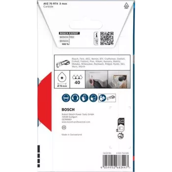 Bosch Expert Carbide-RIFF lama segmentata Starlock 85 mm RT3 grossa per rimuovere malta dai giunti