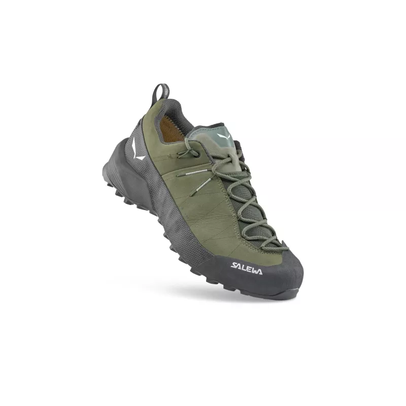 Salewa Wildfire Leather 2 GTX scarpe da avvicinamento uomo Faded Green/nero EU 40.5