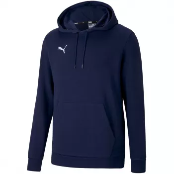 PUMA teamGOAL 23 felpa con cappuccio tempo libero in Peacoat, taglia S