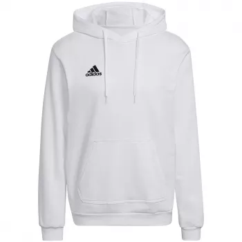 adidas Entrada 22 Felpa con cappuccio uomo bianca HG6302 M