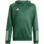 adidas Tiro 23 Competition Hoodie verde bambino 140cm