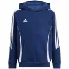 adidas Tiro 24 Felpa con cappuccio blu navy IR7504 116cm