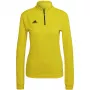 adidas Entrada 22 Top Felpa da allenamento giallo HI2130 2XS