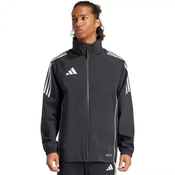 adidas Tiro 24 Rain Giacca antipioggia da calcio uomo nero/bianco XL