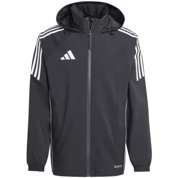 adidas Tiro 24 Rain Giacca antipioggia da calcio uomo nero/bianco XL