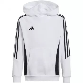 adidas Tiro 24 felpa con cappuccio bambino bianco IR7506 taglia 152