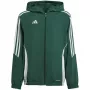 adidas Tiro 24 giacca da allenamento bambino Team Green IM8796 116cm