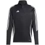 adidas Tiro 24 top da allenamento nero felpa IJ9963 XL