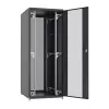 EFB PRO armadio server 33U 800x800mm RAL9005 con porte anteriori e posteriori perforate