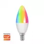 LogiLink WiFi Smart lampadina a candela E14, compatibile Tuya