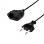 LogiLink prolunga spina Euro CEE 7/16 su connettore femmina 0,2 m nero