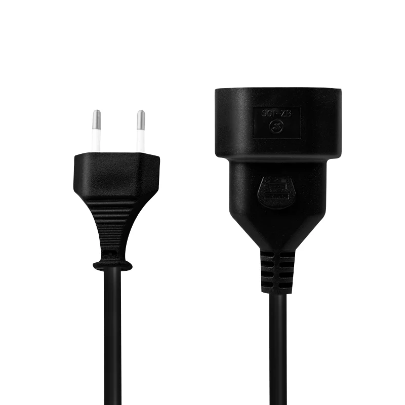 LogiLink prolunga spina Euro CEE 7/16 su connettore femmina 0,2 m nero