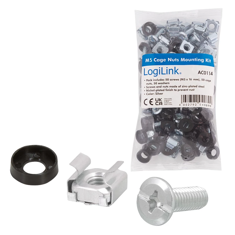 LogiLink kit di montaggio rack 19