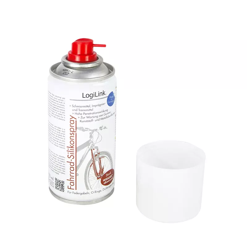LogiLink spray al silicone per biciclette, con solvente, 150 ml