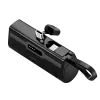 LogiLink power bank mobile, LiPo, 4500 mAh, connettore USB-C integrato, nero
