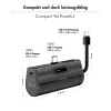 LogiLink power bank mobile, LiPo, 4500 mAh, connettore USB-C integrato, nero