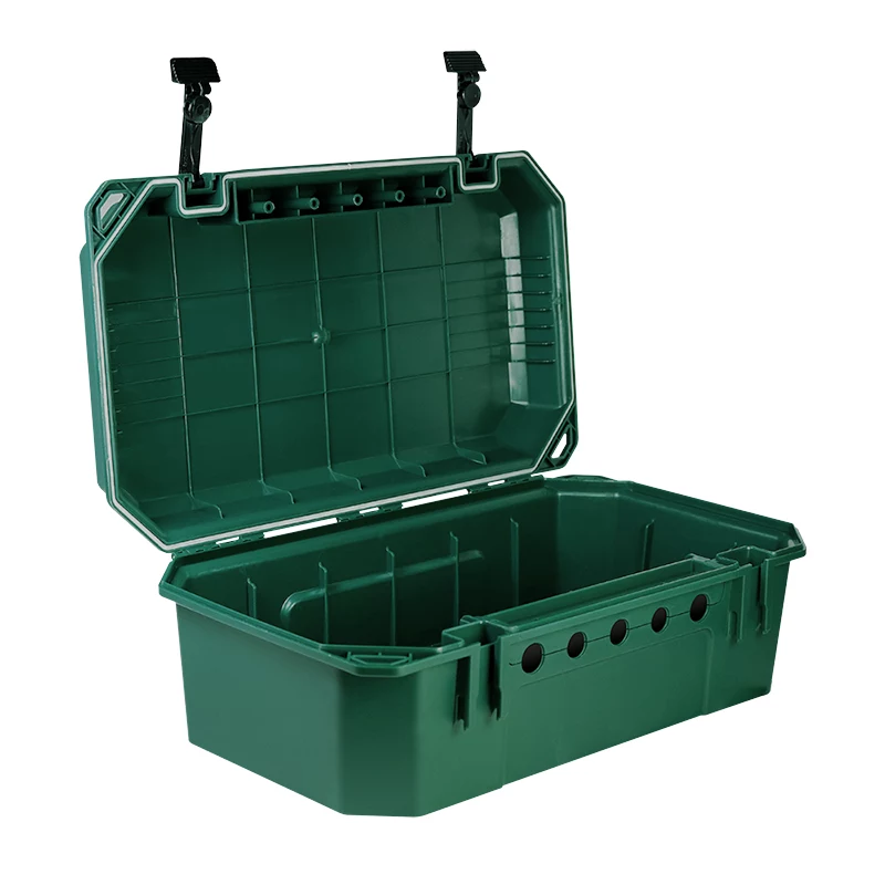 LogiLink cassetta di distribuzione elettrica da esterno con ciabatta a 4 prese, IP54, verde, cavo 2m