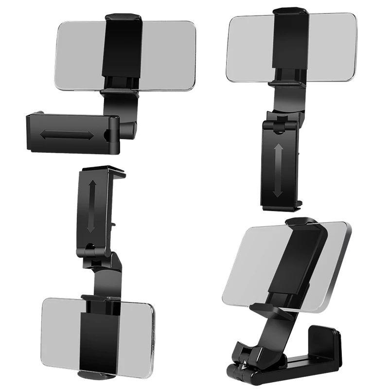 LogiLink supporto universale per smartphone, multiuso, nero – supporto per parabrezza e cruscotto con collo d'oca flessibile