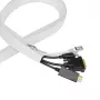 LogiLink guaina per gestione cavi con cerniera, poliestere, bianco, 2m, diametro esterno 30mm