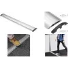LogiLink passerella portacavi in alluminio e ABS, 1104 x 139 x 22 mm, accorciabile, argento