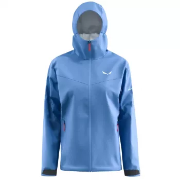 Salewa Puez Aqua 4 PTX 2.5L giacca antipioggia donna Morning Blue M