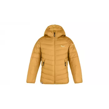 Piumino per bambini Salewa Brenta RDS Down Jacket, Spruce Yellow, 116-128 cm