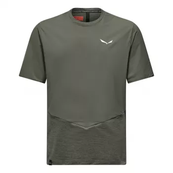 Salewa Pedroc Dry Wind T-shirt uomo Faded Green XL