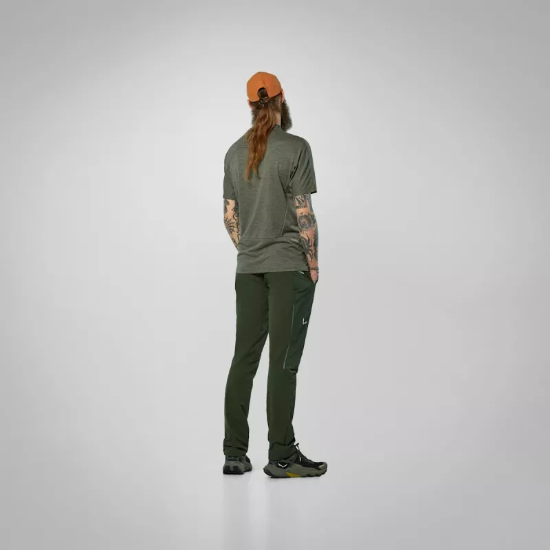 Salewa Pedroc Dry Wind T-shirt uomo Faded Green XL